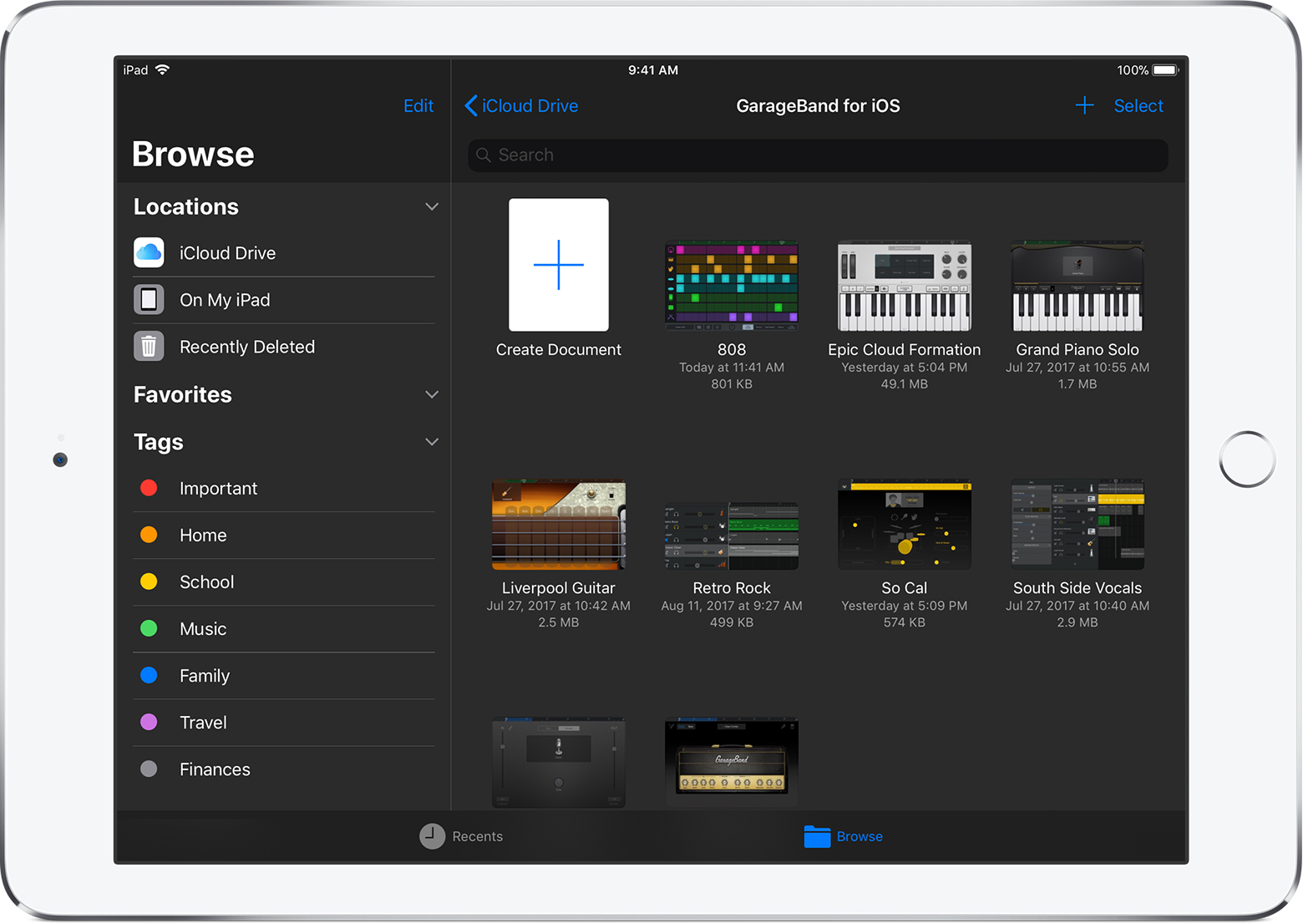 How to add a song to garageband on ipad 6